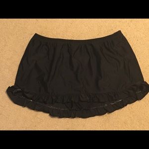 Black Swim Skirt